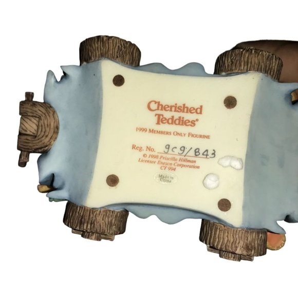 Cherished Teddies - Five Teddies on a Float - 5th Anniversary 1999 Members Only - Picture 9 of 9